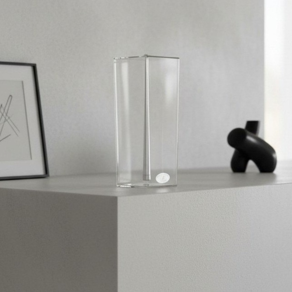 Firelight Glass 9" Diamond Oil Lamp, Minimalist Decor Candle,‎ Ambient Lighting